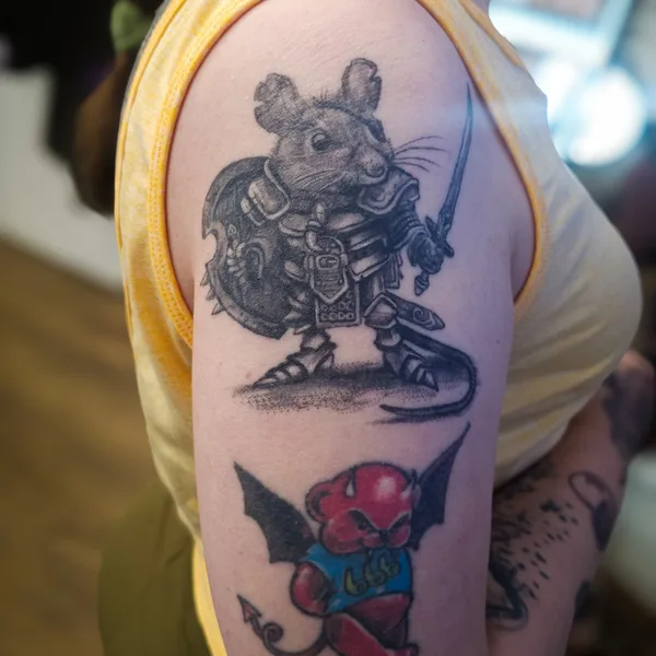 Trash Polka tattoo by Brennantattoo in Manchester