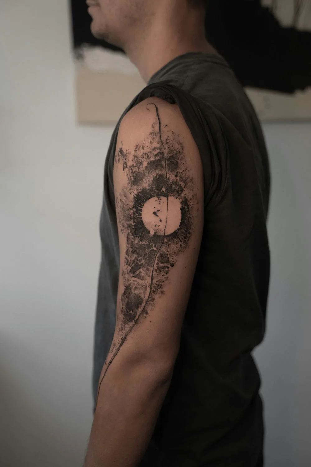 Tattoo artist Edvin Tedebring