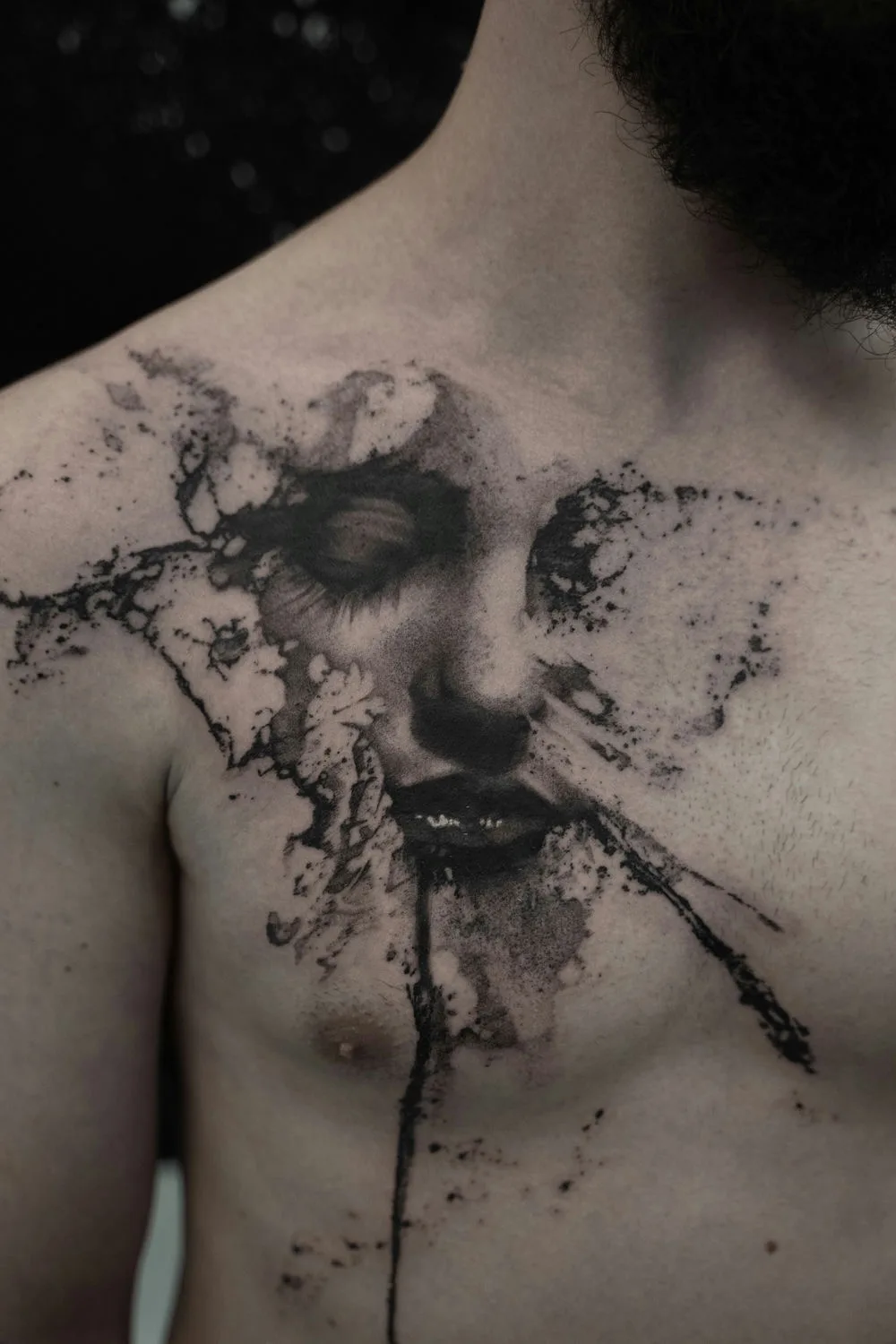 Tattoo artist Edvin Tedebring