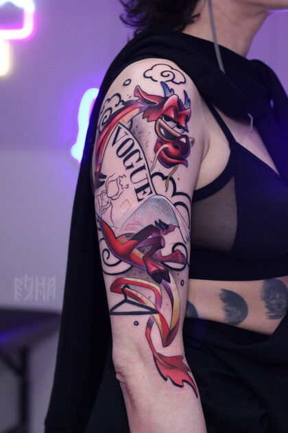 Тату эскиз # Тату мастер Ekaterina Ledneva