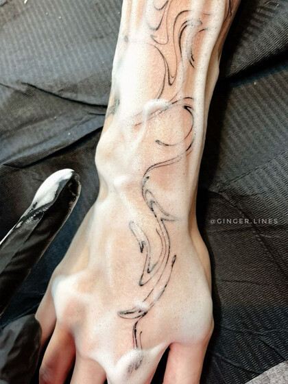 Тату эскиз # Тату мастер Ginger Lines / Anna