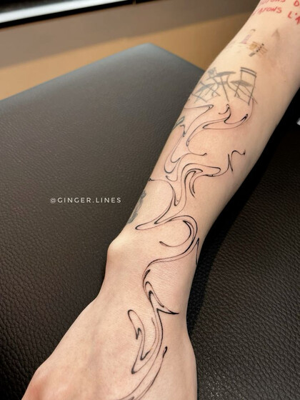 Тату эскиз # Тату мастер Ginger Lines / Anna