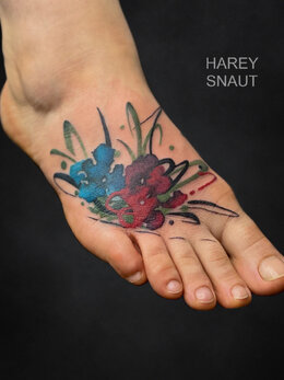 Watercolor tattoo
