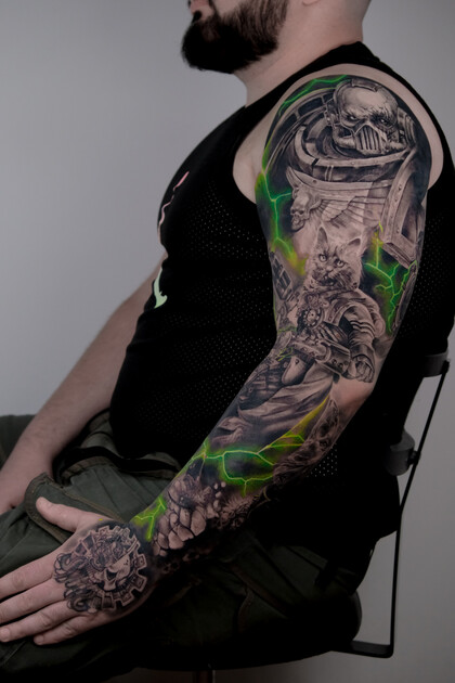 Тату эскиз #85286 Тату мастер Mariia Agafonova 