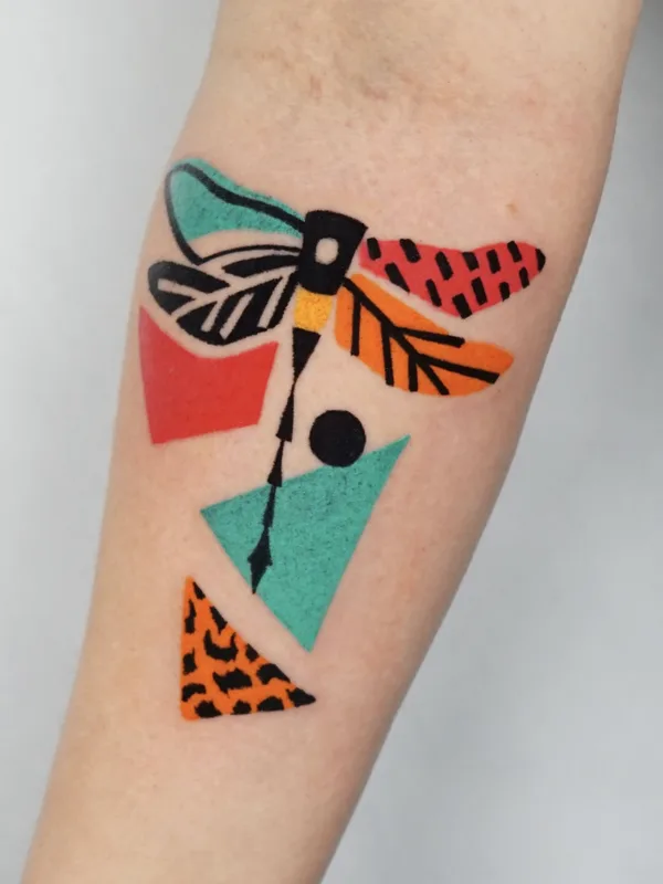 color illustrative 纹身 在 forearm #83724 | 纹身师 Marta Kudu