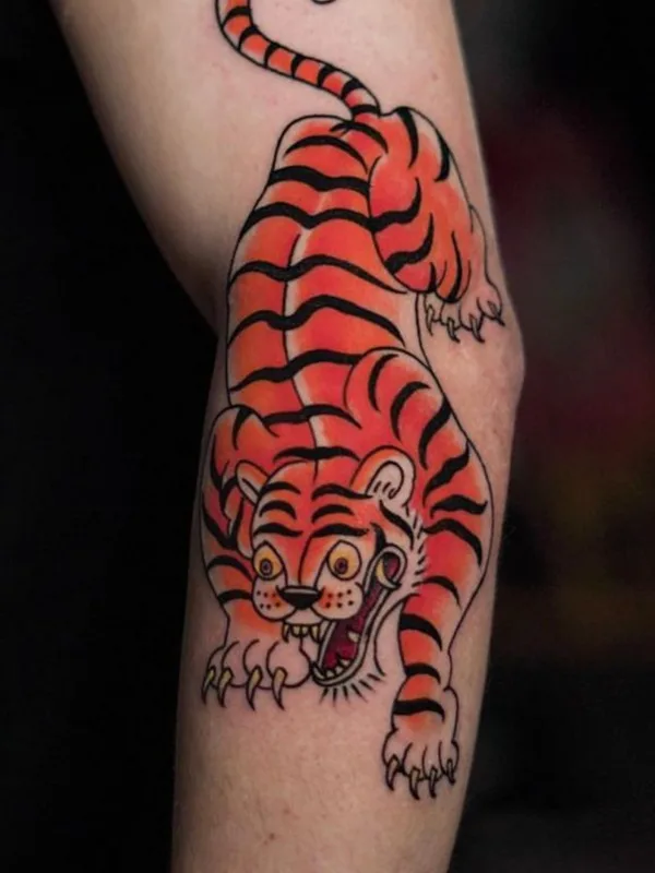 male color traditional 纹身 在 forearm #86229 | 纹身师 Nima Jolan