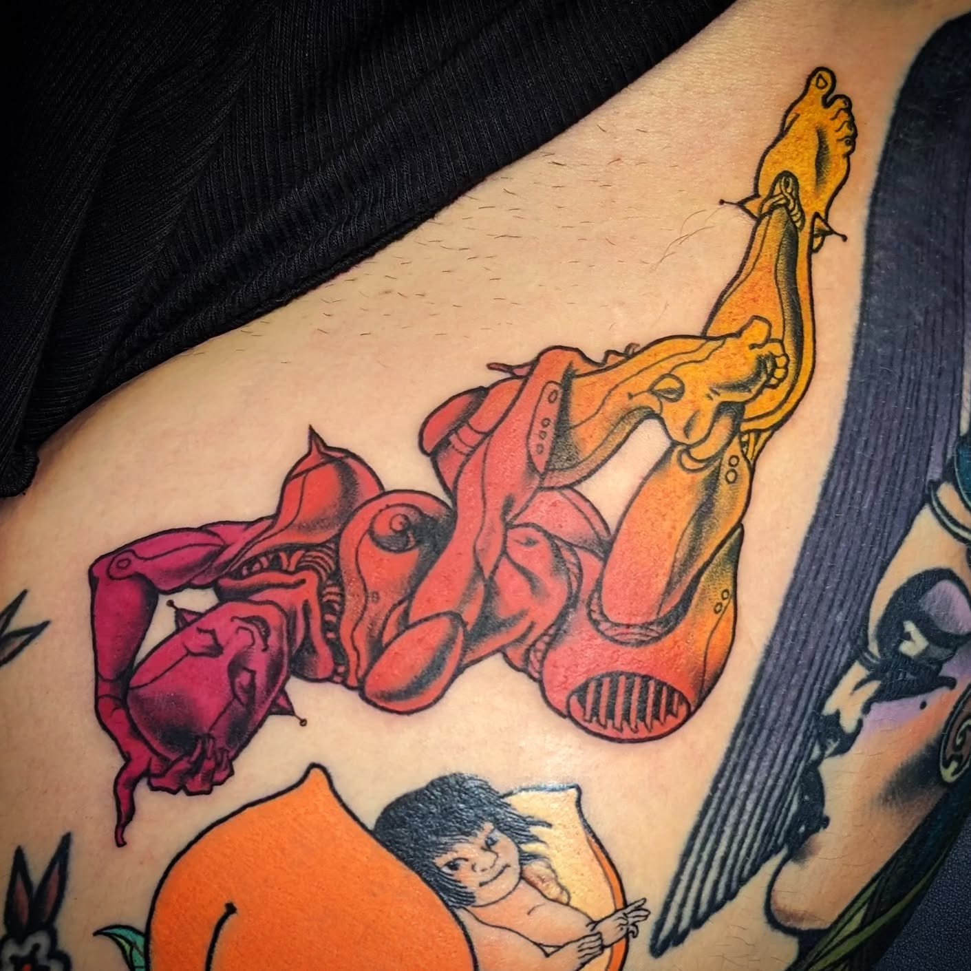 Robot girl tattoo