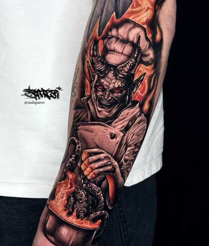 Тату эскиз #90508 Тату мастер Rasl Sparov