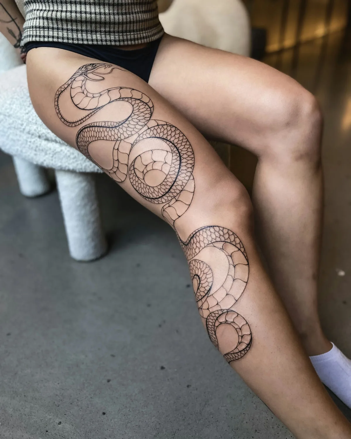 Artista del tatuaggio Saskia Patrice