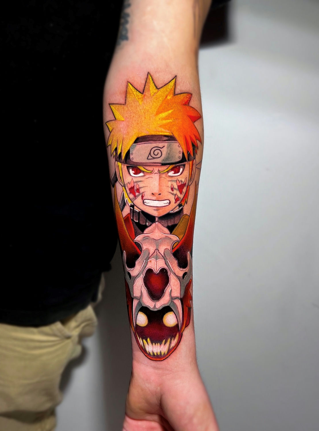 Tattoo artist Sebastián González