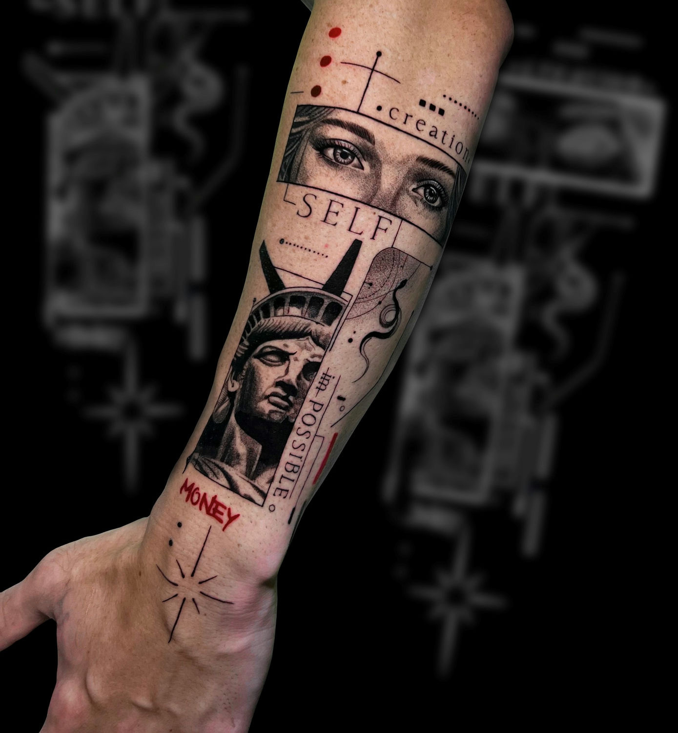 Tattoo artist Sebastián González