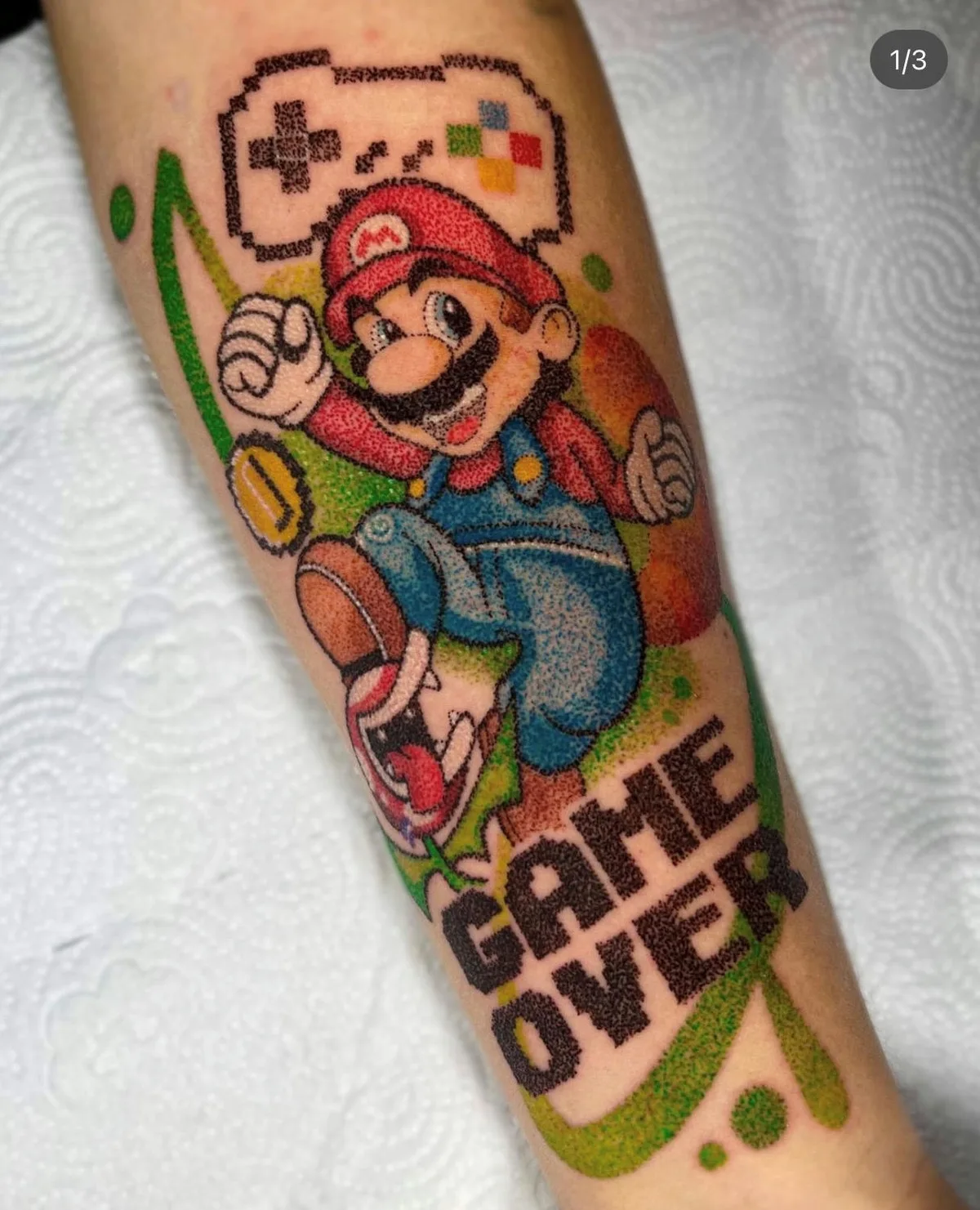 Tattoo artist Sebastián González
