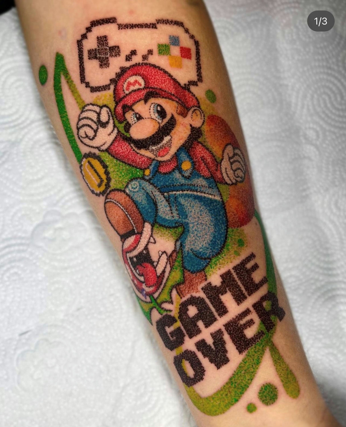 Tattoo artist Sebastián González