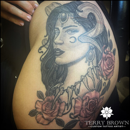 Тату эскиз # Тату мастер Terry Brown