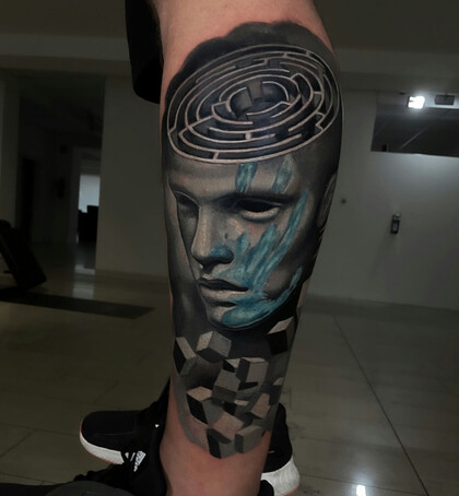Тату эскиз # Тату мастер Tomek Glinski