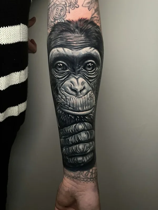 male blackandgrey realism 타투 부위 forearm #86259 | 타투이스트 Tomek Glinski