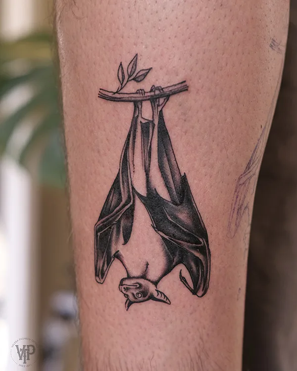 male black Traditional 纹身 在 leg #85912 | 纹身师 Valera Pashkov | Cover-up Tattoo Lisbon