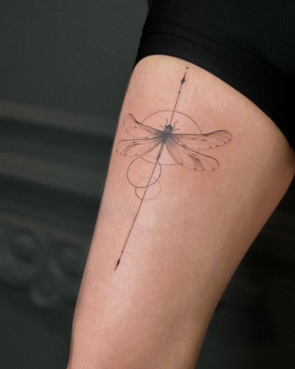 Tattoo artist Vitalina Bender