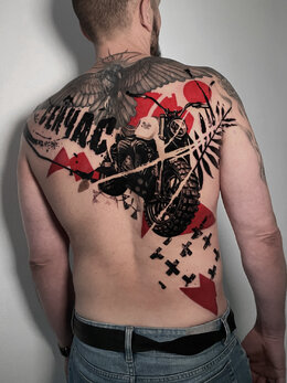 Trashpolka tattoo