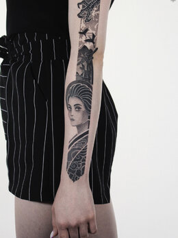 Dotwork tattoo
