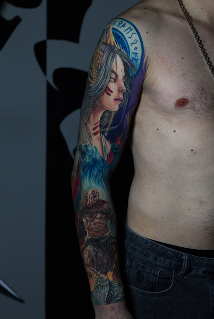 Тату эскиз #84281 Тату мастер Andrey Indigo