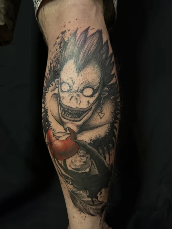 Аниме Character, Apple tattoo на Икра