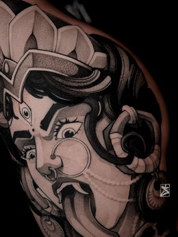 Graphic tattoo