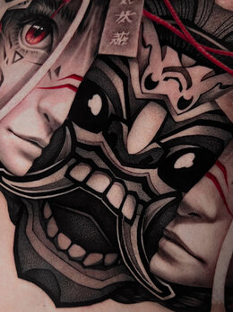 Graphic tattoo