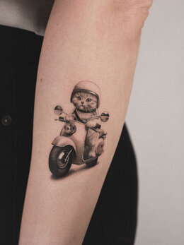Microrealism tattoo