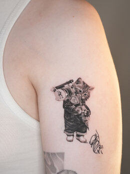 Microrealism tattoo