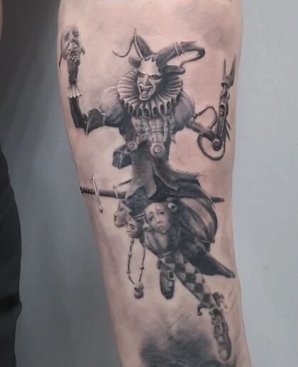 Тату эскиз # Тату мастер Дес Фонтейнес Георгий Андреевич