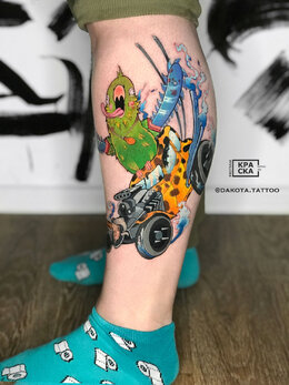 Neotraditional tattoo