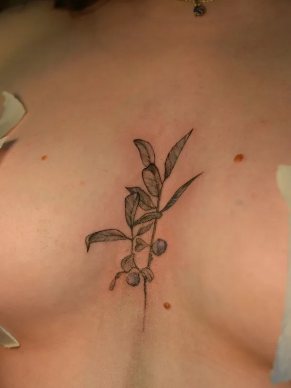 female color womens tattoo on breast #84841 | Tattoo Artist Кристина Сухушина