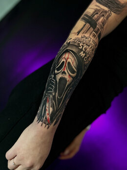 Horror tattoo