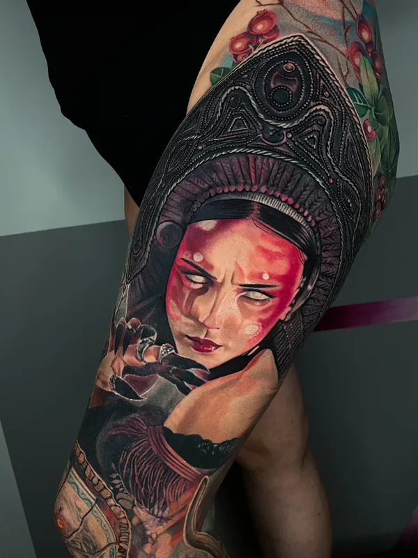 纹身 #85048 | 纹身师 Михаил Громовчук / Leeahim_tattoo