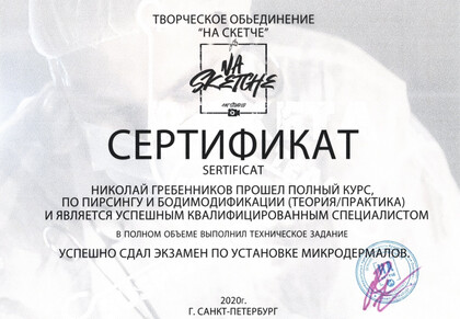 Тату эскиз # Тату мастер Николай Гребенников 