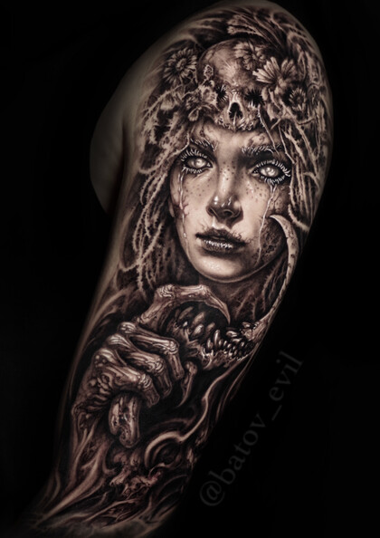 Тату эскиз # Тату мастер Сергей Батов