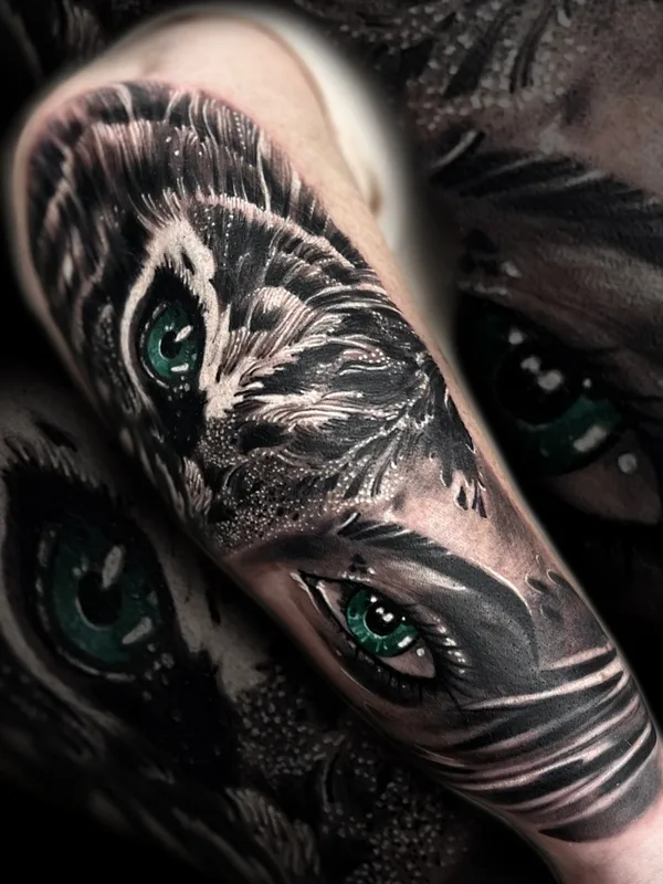 female color realism tattoo on forearm #88007 | Tattoo Artist Сергей Мартынов