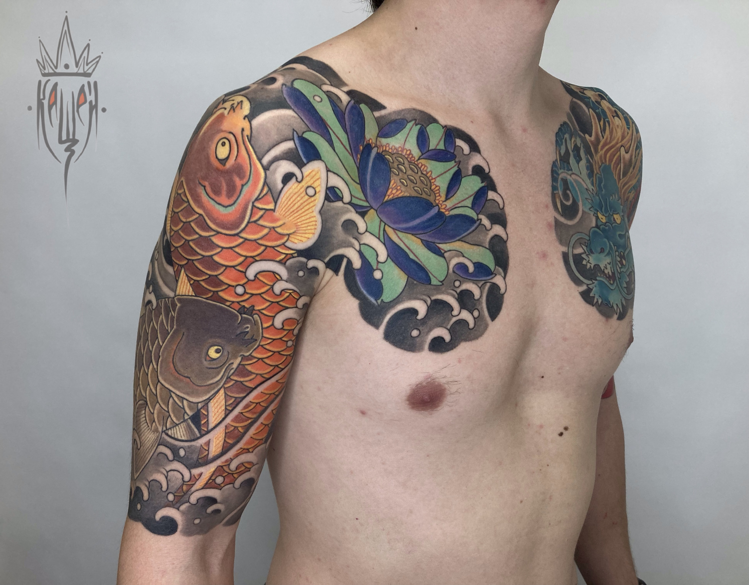 Significato del Tatuaggio Koi: Perseveranza, Trasformazione e la Leggenda della Porta del Drago