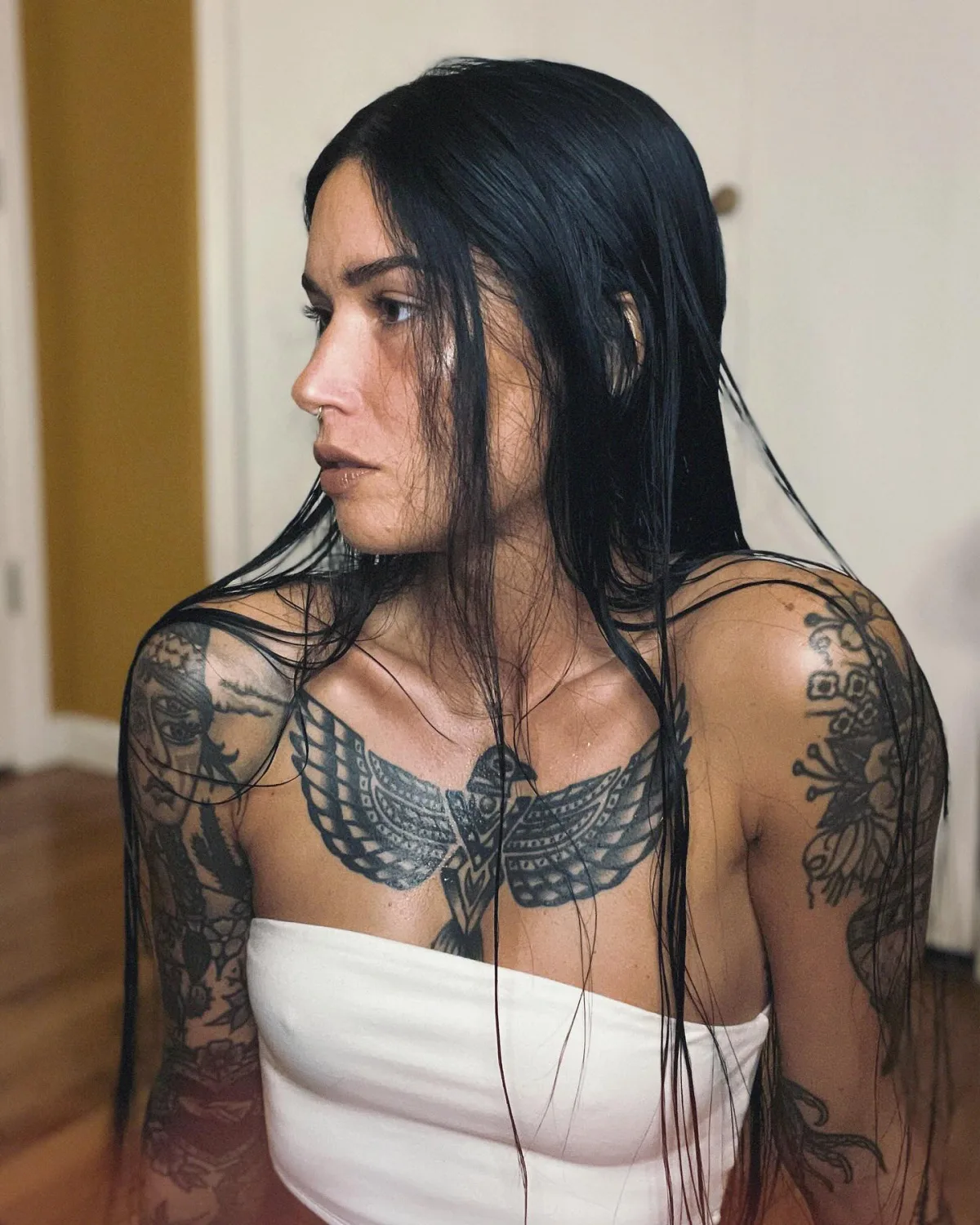 Tattoo model Peach Fuzz