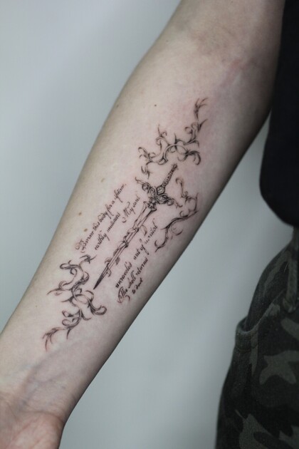 Тату эскиз # Тату мастер Диана Унамун