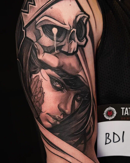 Тату эскиз # Тату мастер Spray Gun