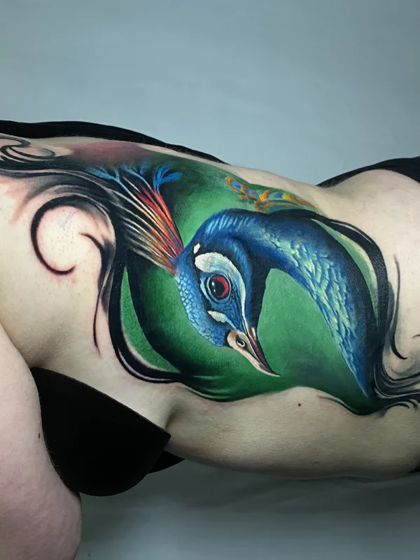 color realism 纹身 在 side #91193 | 纹身师 Antonio Bianco