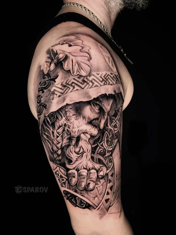 male black realism tatouage sur shoulder #91337 | Artiste tatoueur Tattooed