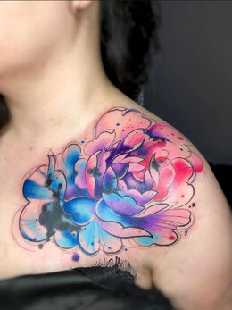 Watercolor tattoo