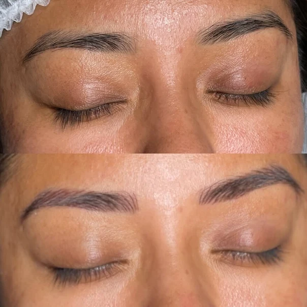 Micro Realism Eyebrows tattoo on Face