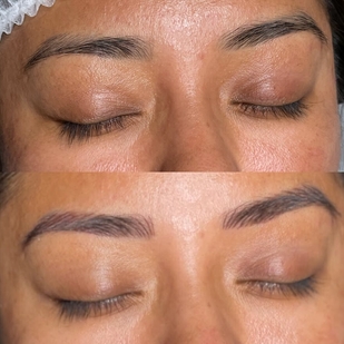 женская   татуировка на лице #97699 | Тату мастер Florence pham