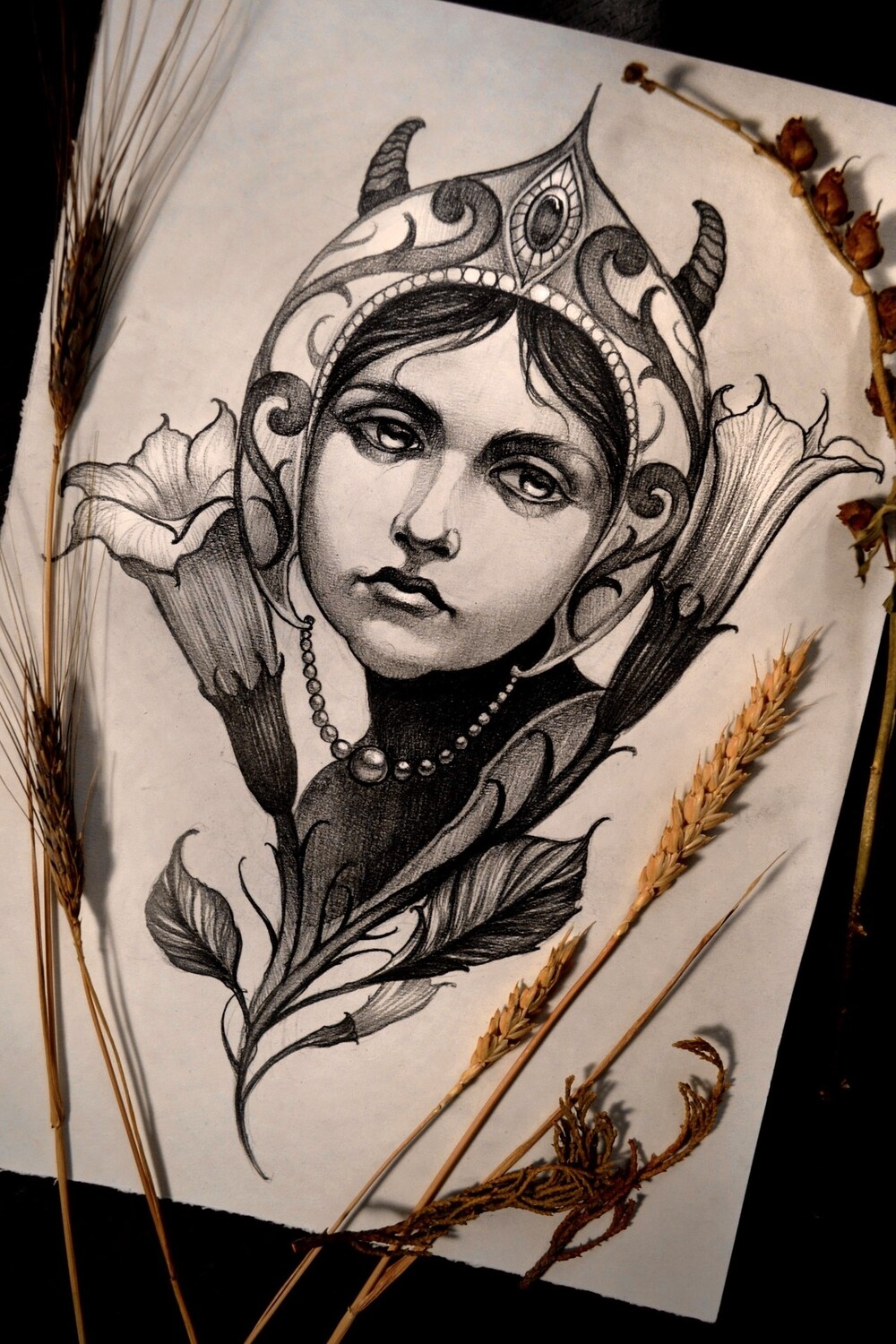 Black tattoo by Милена Кресс