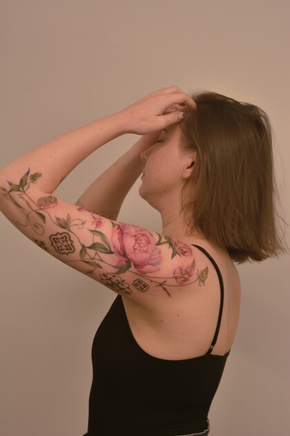 Тату эскиз # Тату мастер Полина Red Head