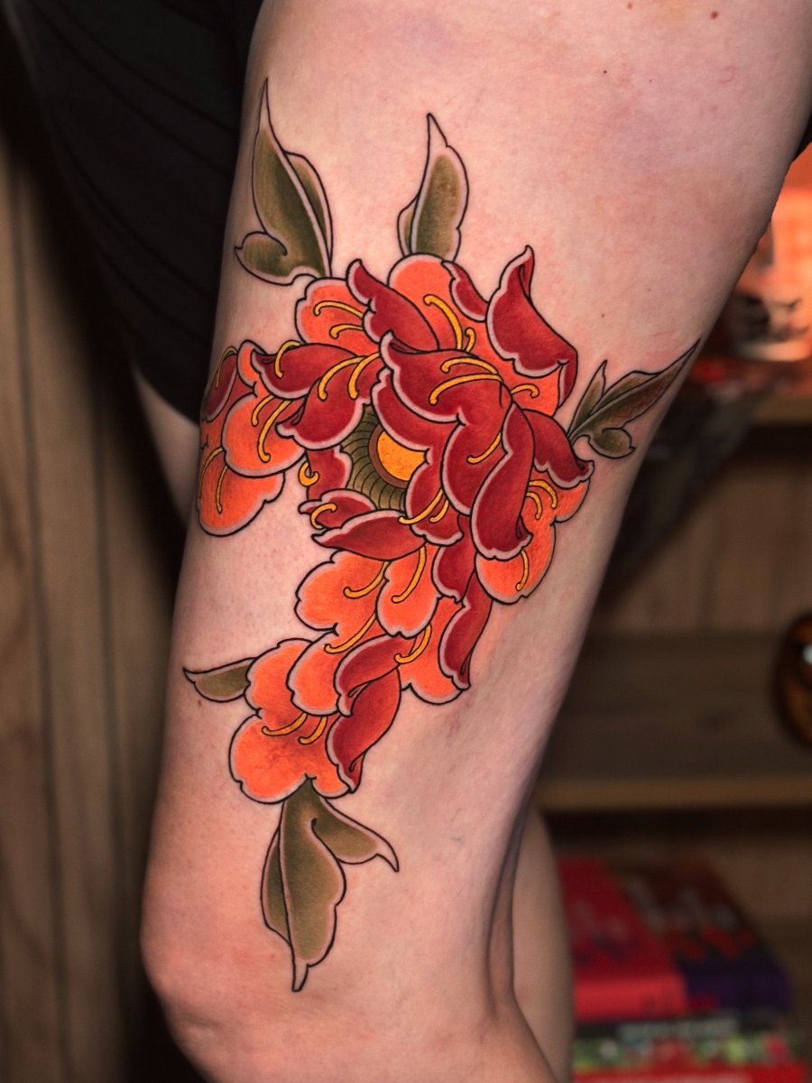 Color tattoo by Gerhard Pomorskiy